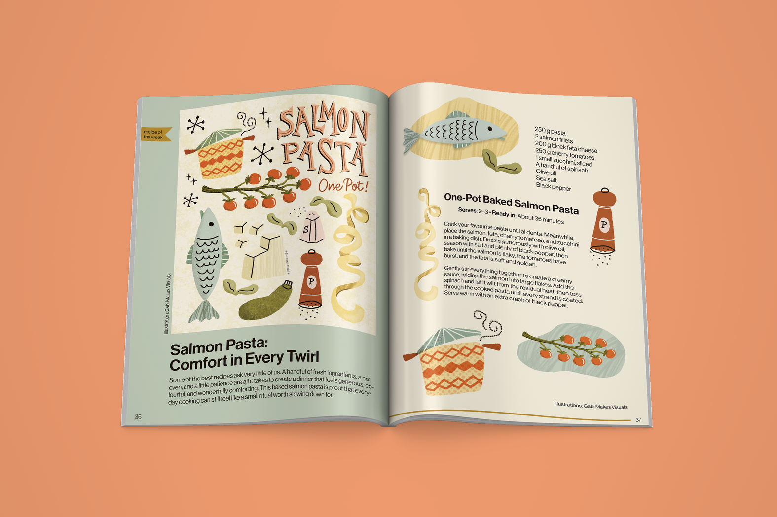 Vintage Cooking Illustration